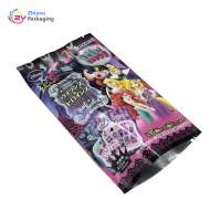 Customized aluminum foil plastic middle seal toy packaging mylar bag